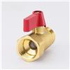 Valvola a per sfera in ottone da 1/2 pollice per mini design con filettature