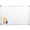 Lavagna Magnetica XL 40x60cm Struttura in Alluminio con 3 Pennarelli 12 Magneti