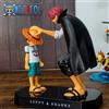 Figurina One Piece Luffy e Shanks Cappello di Paglia PVC 18 cm Collection Manga