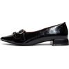 IGI&CO SCARPE DONNA BALLERINA CON PUNTA E FIBBIE 1180500 NERO