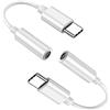 AYHYHLJZJ Adattatore da USB C a jack AUX da 3,5 mm per OnePlus Huawei Samsung Xiaomi