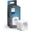 Philips Hue Smart Plug, Tipo E, Bianco | Controllo Luce Smart per Lampade Standard, Controllo App Bluetooth, Funziona con Alexa, Google Home, Apple Home