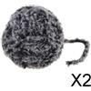 2x 35 Yarde/filato Grosso in Poliestere per Maglieria, Cappelli, Scarpe,