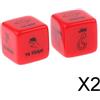 2x Dadi Erotici Gioco Posizione Dei Dadi Divertenti