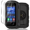 Ermorgen Custodia in Silicone per Garmin Edge 850/550 Case 2 Pellicole