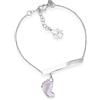 Amen Bracciale Amen Donna Cuore Di Mamma in Argento BPIEBR2