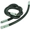 Best divers Frusta Standard/Gomma, Manometro 30 cm, 7/16 f, 7/16 m, Nero