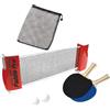 SIN MARCA Set di rete e racchette da ping pong per tavolo