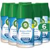 Airwick Air Wick Freshmatic Profumatore per Ambienti, 6 Ricariche per Diffusore Spray Automatico Freshmatic alla Fragranza Brezza e Onde d'Oceano, 6 x 250 ml