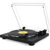 Majestic PRINCE Giradischi Automatico Vinili 33/45 Giri, Testina Audio-Technica, Bluetooth per Casse Cuffie Wireless, Registrazione Encoding USB, Telecomando, Uscita Line Out RCA, Cavo Incluso