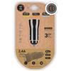TECH ONE TECH Caricatore doppio da auto per presa accendisigari 2,4 A 12 W (2UD)