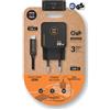 TECH ONE TECH Caricatore da rete ultrarapido con cavo USB-C GAN PD 20 W 1 M