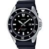 Casio Orologio da uomo al quarzo CASIO MDV-107-1A1JF nero stile subacqueo