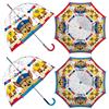 Ombrello a bolla trasparente per bambini con apertura manuale PAW PATROL 70 CM (