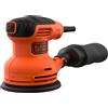 BLACK+DECKER Levigatrice rotorbitale con cavo 230 W 125 MM