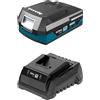 Kit batteria al litio e caricabatterie per utensili 20 V 2.0 AH 60 W 08770 08772