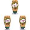 Calvé Salsa Crispy, Formato 250 ml Top Down, Salsa con Cetriolini e Cipolla Ispirata ai Fast Food, Gusto Intenso e Cremoso per Burger, Sandwich, Nuggets e Snack Salati (Confezione da 3)
