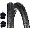 COUNTRY 2 COPERTONI 26 x 2.00 (50-559)+ CAMERE D'ARIA PER MTB COUNTRY MOUNTAIN BIKE BICI
