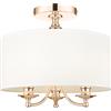 Evolution Plafoniera Cosmo Light Abu Dhabi 3x E14 40W Bianca 40 cm