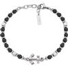 Amen Bracciale Uomo AMEN ACBR121 Argento 925% Ancora Nero