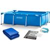 INTEX Piscina da giardino con struttura 220 x 150 x 60 cm 2 in 1 INTEX 28270