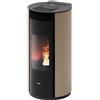 Cadel Stufa pellet 8,5kW SPIN PLUS 9 Ps Airtech Light bronze 5 stelle Classe A+ 70250