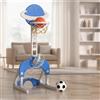 Canestro Da Basket Per Bambini Autoportante Con Base Stabile E Altezza
