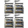 Panasonic 8x Batterie Alkaline Panasonic Everyday Power D LR20 1.5V Per Torcia Radio