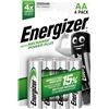 Energizer Batterie ricaricabili Energizer Ni-MH 2000mAh AA / R6 - 4 pezzi