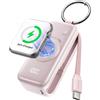 INIU Power bank, Stazione di ricarica per Apple Watch, 5000mAh 20W Powerbank per