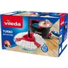 VILEDA Mocio Turbo Rotante Facile da Strizzare e Pulire