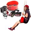 Fofana Zip Line Kit For Kids - Slackline Kit For Backyard & Outdoors - 19 Meters - Ninja Warrior Obstacle Course - Ninja Slider - Outdoor Toy - Fofana