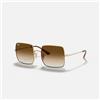 Ray-Ban Occhiali da sole Ray-Ban SQUARE 1971 classici unisex nuovi con custodia ed...