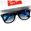 Ray-Ban WAYFARER RB2140F 901/3F nero chiaro sfumato blu usato
