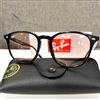 Ray-Ban Occhiali da sole Ray-Ban RB4259F 601/5 Asian Fit nero rosa chiaro nuovi