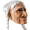 Maschera da Vecchia Rugosa Costume Spaventosa per Adulti