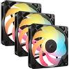CORSAIR Ventola per case PC a rotore inverso RS120-R-ARGB PWM 120MM 3 UDS