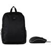 NILOX Zaino per laptop con mouse USB BASIC NXBKM010 15,6" 1000DPI