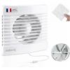 Airope Aspiratore Bagno 100 MM Estrattore d'Aria Silenzioso con Interruttore a