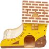 Small Pet Hut Wooden Climbing Frame Durable Hamster Play Platform
