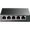 TP-LINK Switch Gigabit gestito a 5 porte con 4 PoE+ TL-SG105PE EASY-SMART 65W