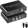 Does not apply Adattatore HDMI ARC,DAC 192 Khz Convertitore Digitale a Analogico,Estrattore Aud