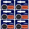 MURATA 6x Murata CR2032 Batterie A Bottone Al Litio 3V (Ex Sony)