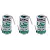 Saft 3x Batteria Al Litio SAFT LS17330 2/3A 3.6V 2100mAh Con Terminali Z Saldabili