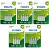 Philips 20x Batterie Ricaricabili Philips AAA NiMH 700mAh HR03 Micro BULK