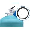 Guarnizione flangia valvola per filtro a per sabbia 2 pollici ABS guarnizione