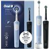 BRAUN ORAL-B SPAZZOLINO ELETTRICO VITALITY PRO DUO GIFT EDITION AZZURRO E NERO