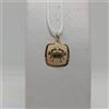 CIONDOLO MEDAGLIA SEGNO ZODIACALE CANCRO IN ORO GIALLO 18KT 750 1 GRAMMI