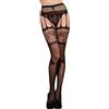 do you erotic Collant Sexy a Rete Nero con Effetto Reggicalze Calze Aperte Lingerie tg Unica