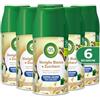 Airwick Air Wick Freshmatic Profumatore per Ambienti, 6 Ricariche per Diffusore Spray Automatico Freshmatic alla Fragranza Vaniglia Bianca e Zucchero, 6 x 250 ml
